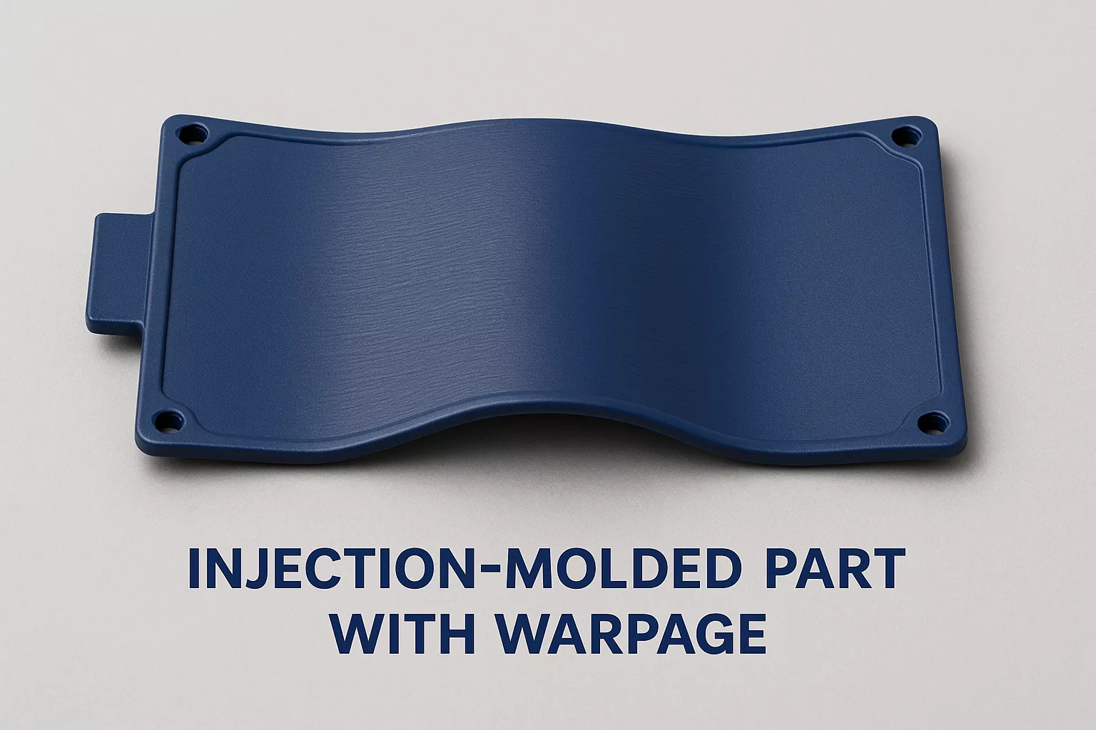 Fiber orientation can restrict shrinkage differently along and across the flow direction. Combined with uneven cooling, geometry, and residual stress, this can create dimensional distortion. Lower overall shrinkage does not necessarily mean lower warpage.