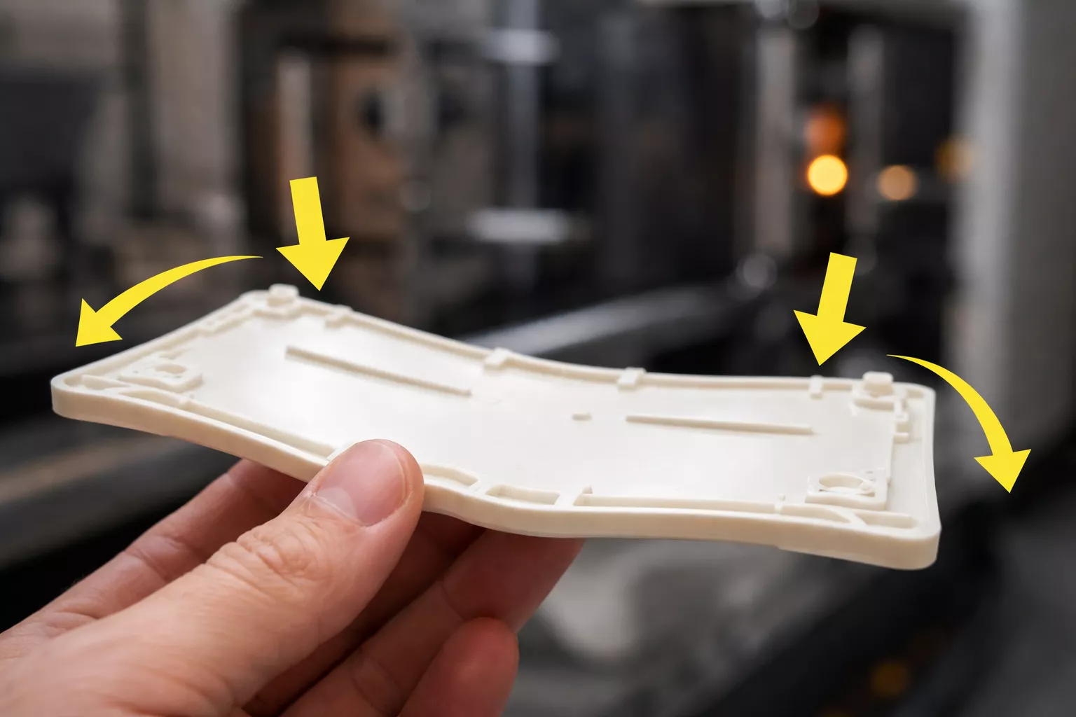 nylon injection molding part with shrinkage or warpage