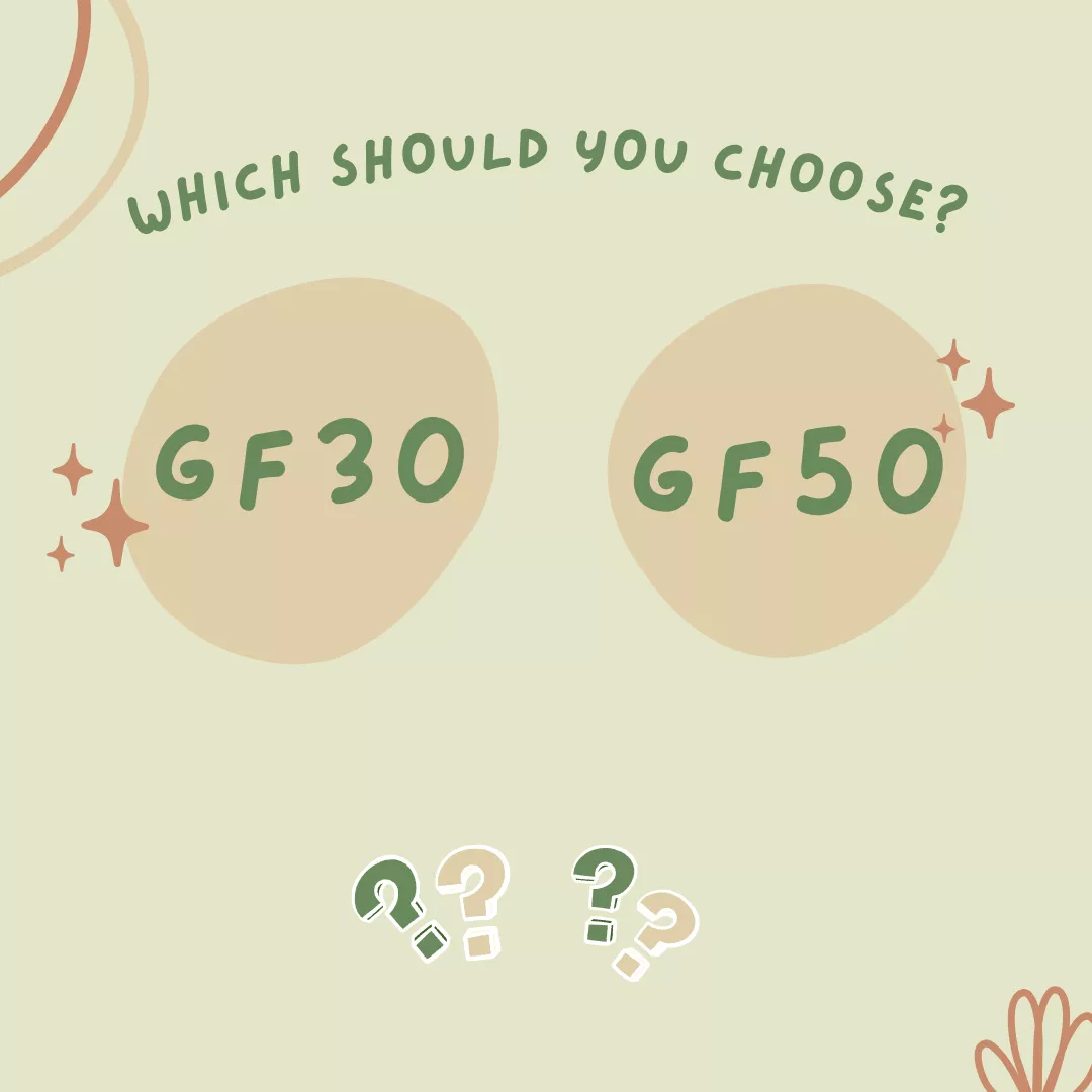 A common question from engineers and buyers is: what's the difference between 30% and 50% glass fiber content, and when should you choose each?