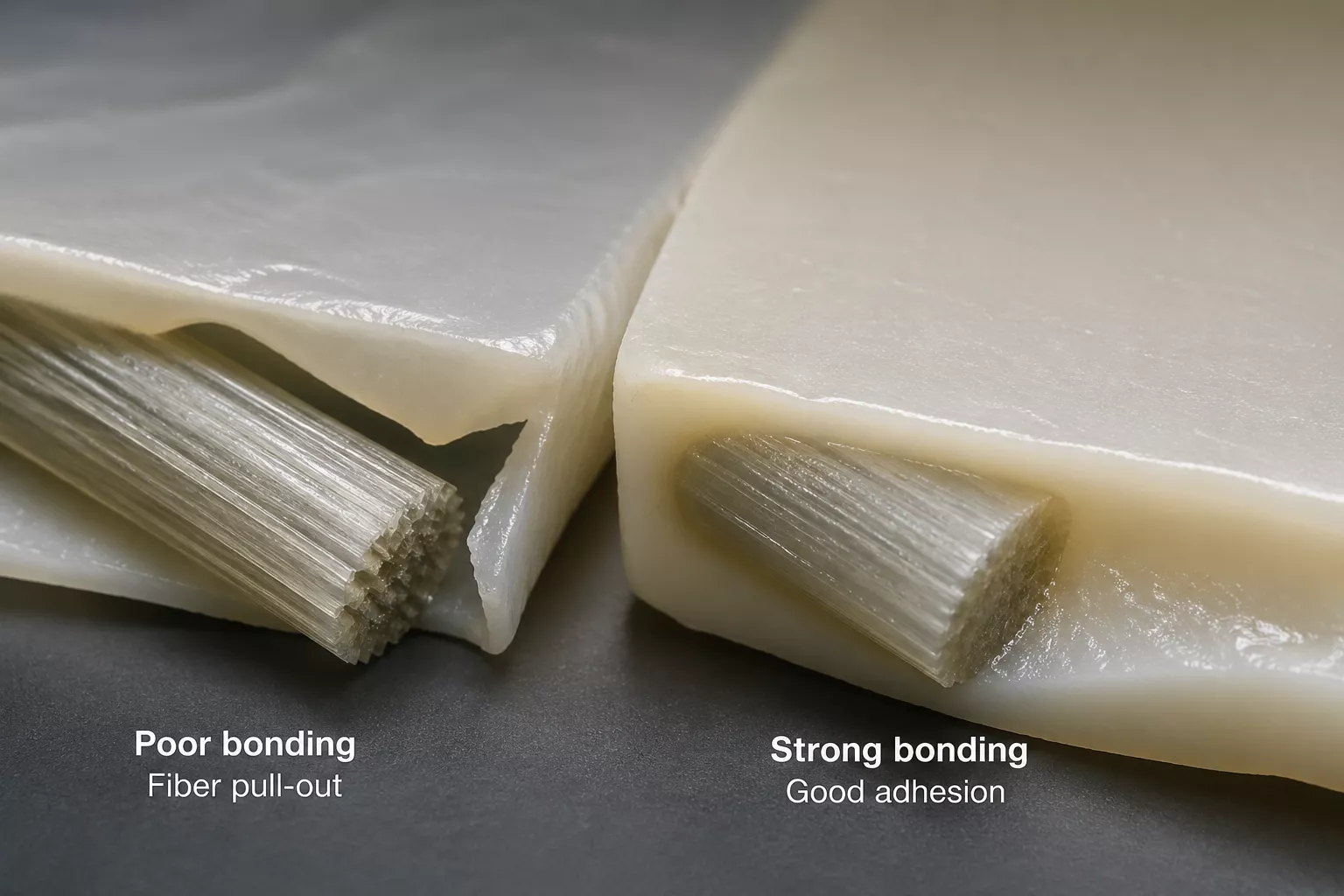 Since PP is non-polar, it does not naturally bond well with these materials. This leads to weak stress transfer, phase separation, and reduced structural integrity.