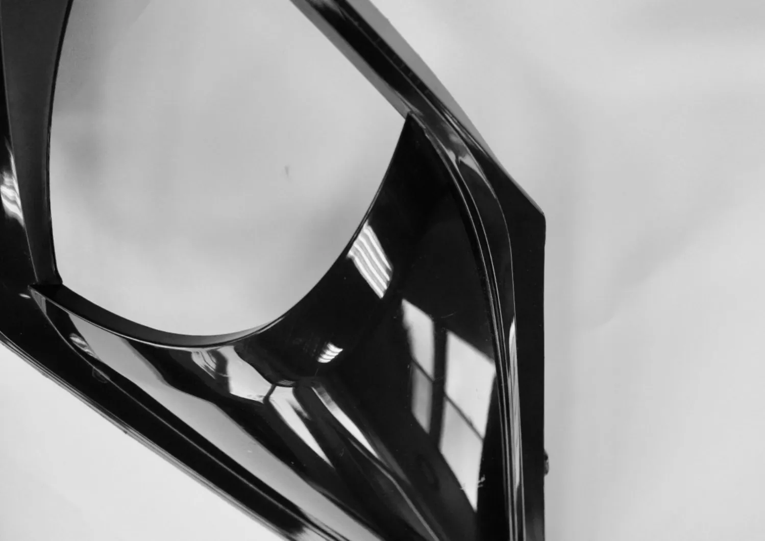 Durable nylon materials used in scooter headlight housings