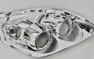 Headlight housing AFTER electroplating