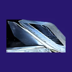 Decorative trim of automotive headlights